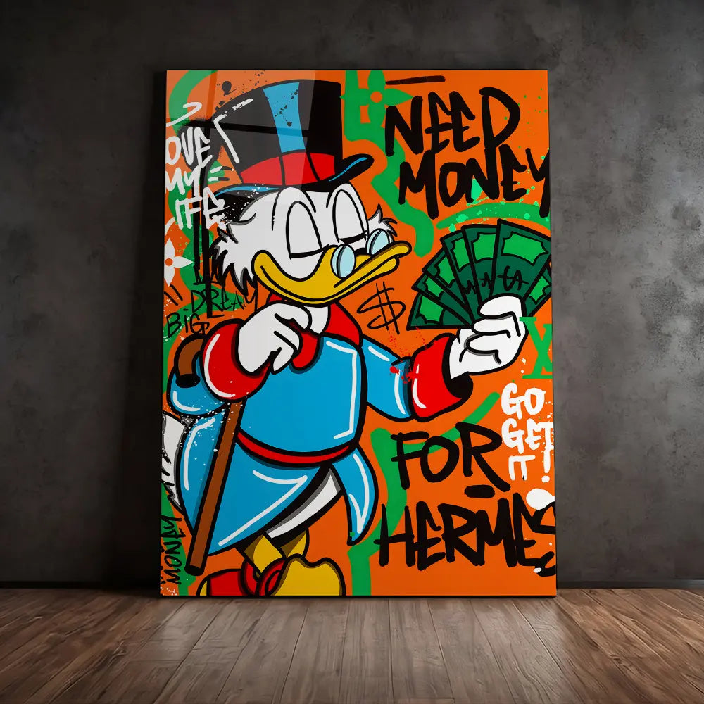 Money For Hermes Duck