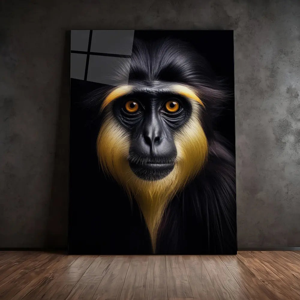 Monkey Black Portrait