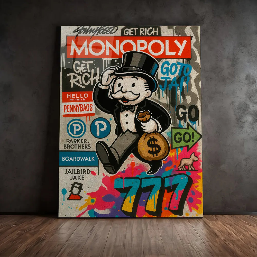 Monopoly Rich Pop Art