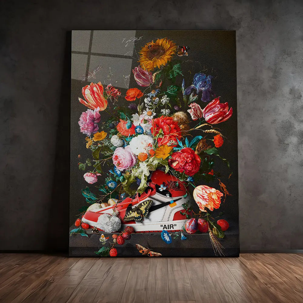 Nike Flowers Painting
