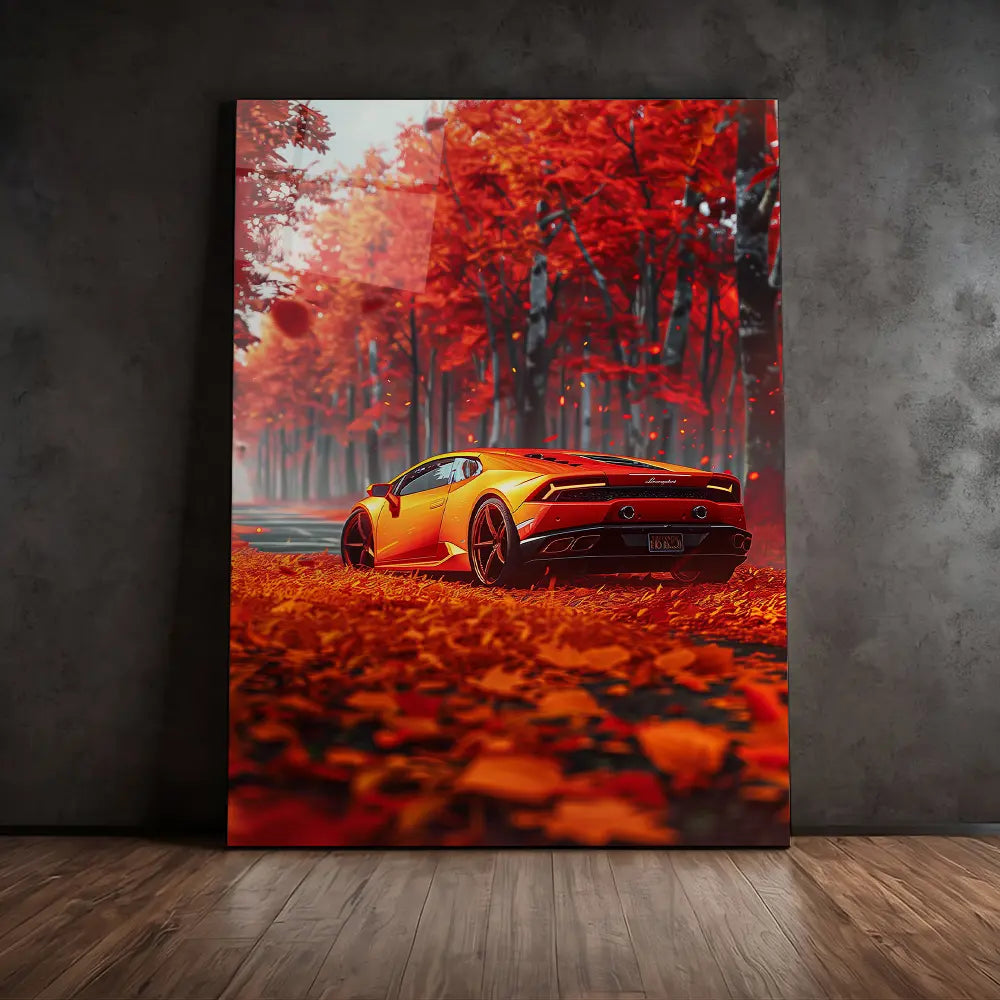 Orange Lamborghini Leaves