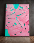 Pink Jungle Leaves