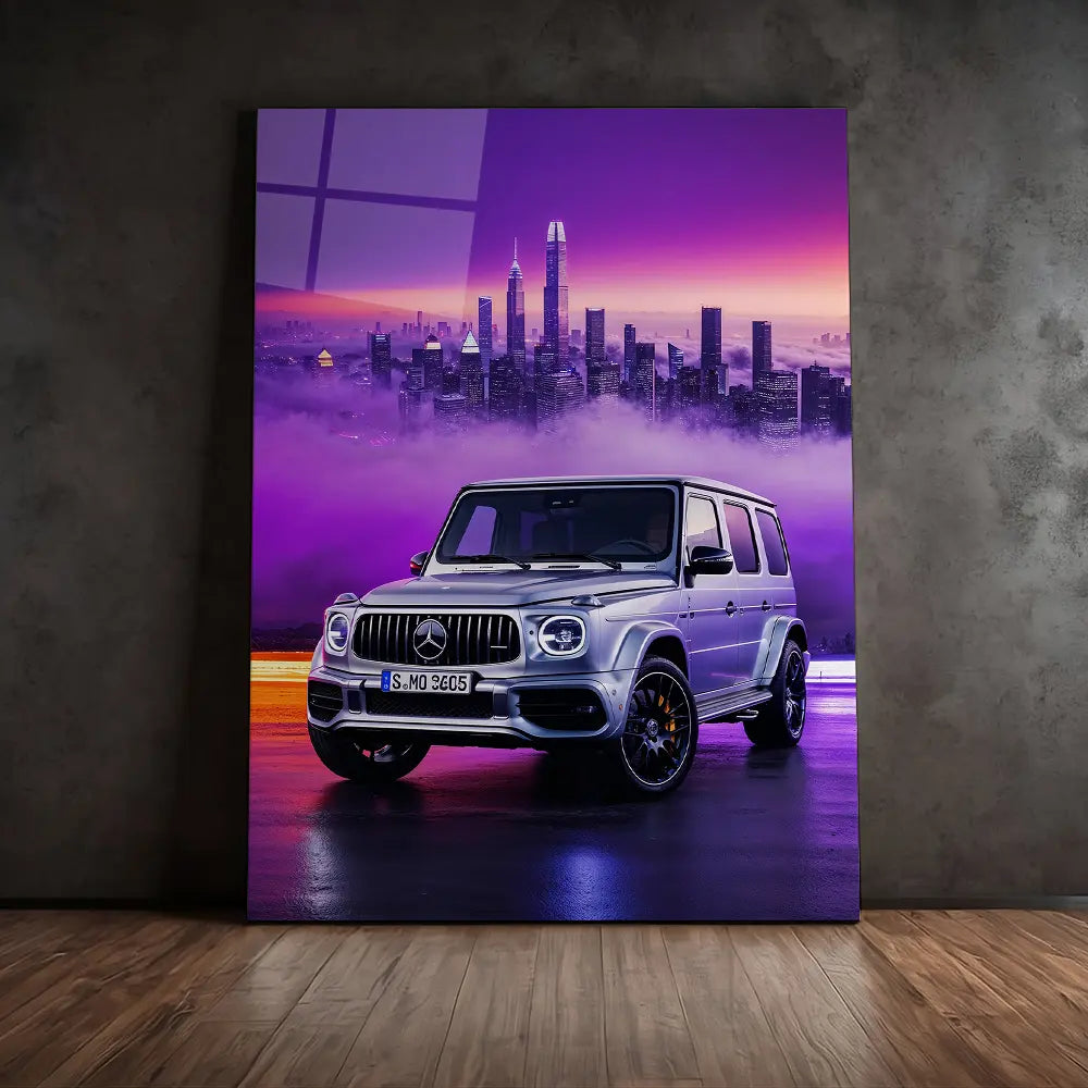 Purple City Mercedes G Wagon
