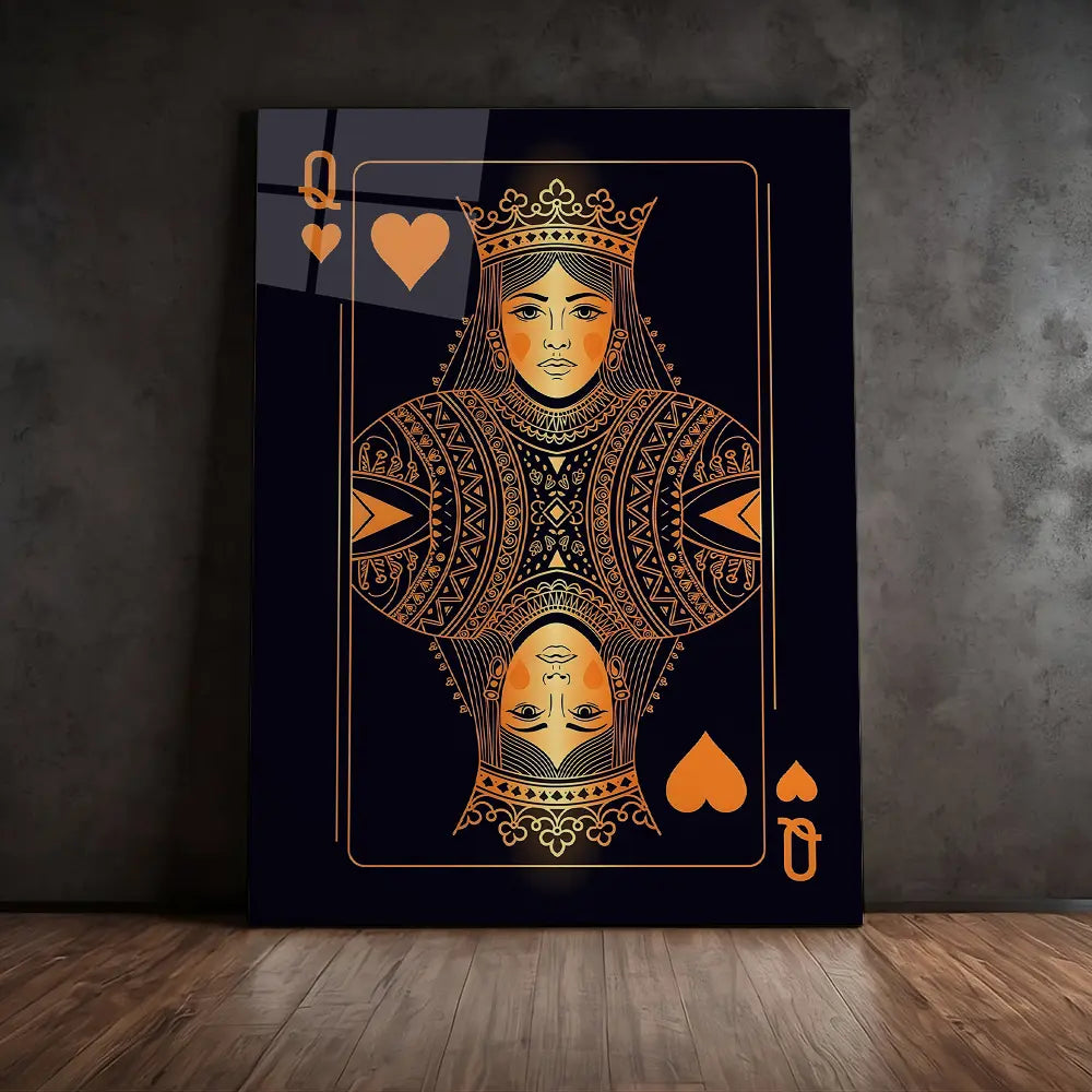 Queen Card Ripped Queen Card – Zenz Art