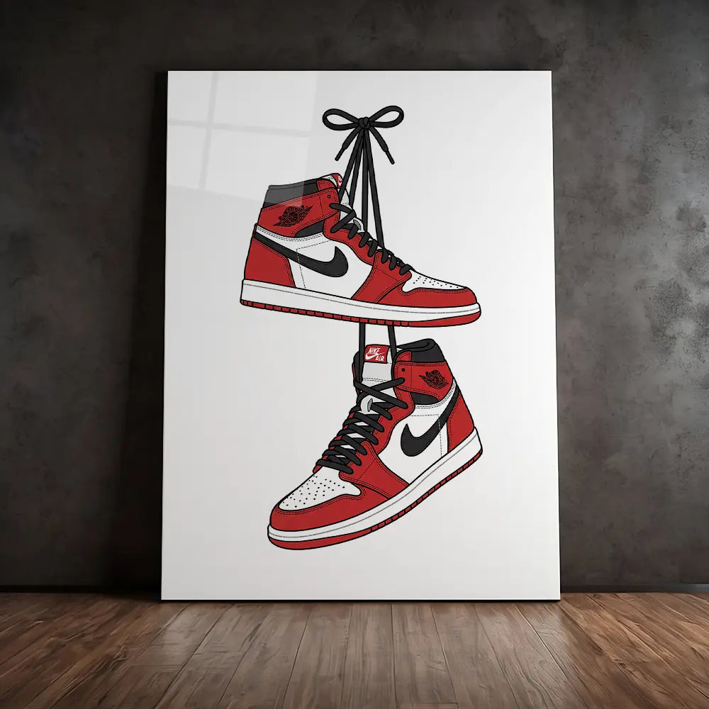 Red White Jordans