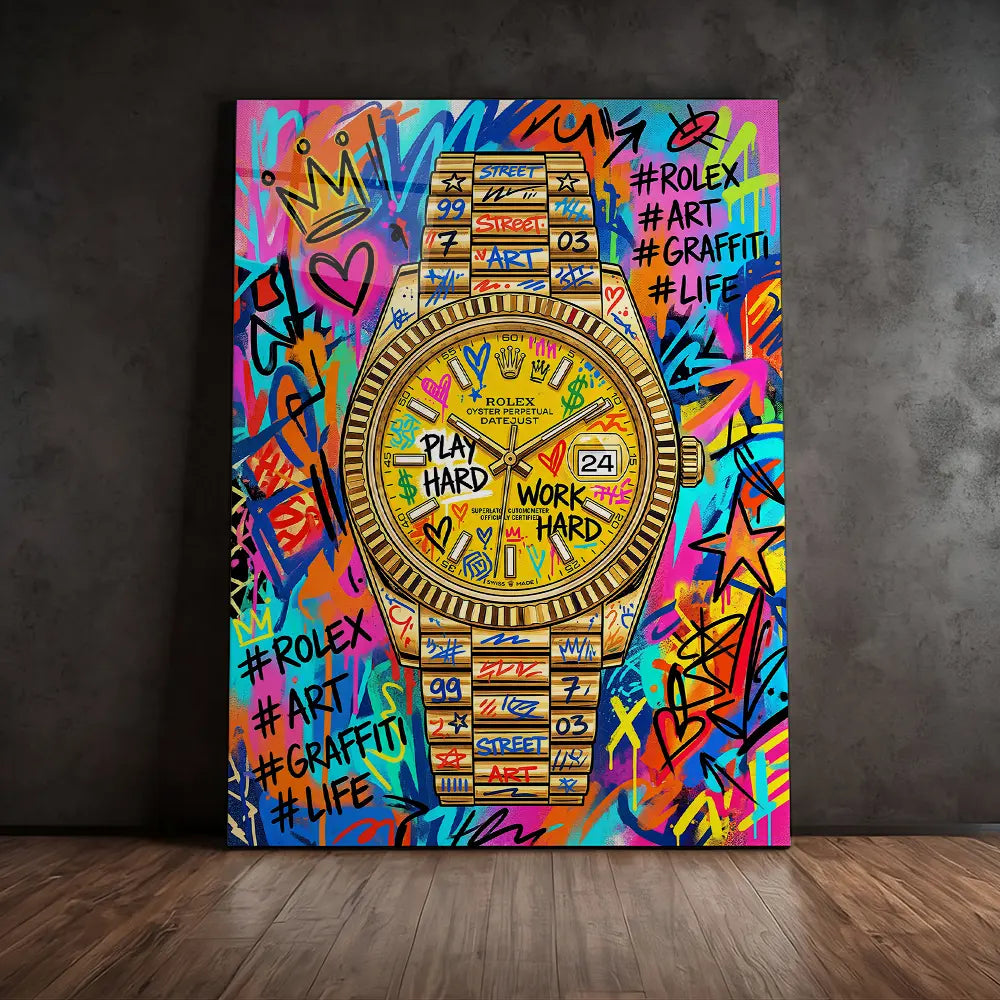 Rolex Graffiti Gold