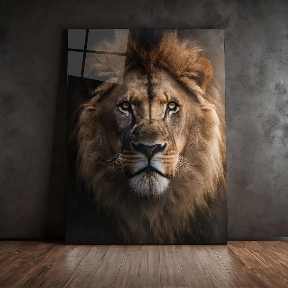 Serious Lion Face
