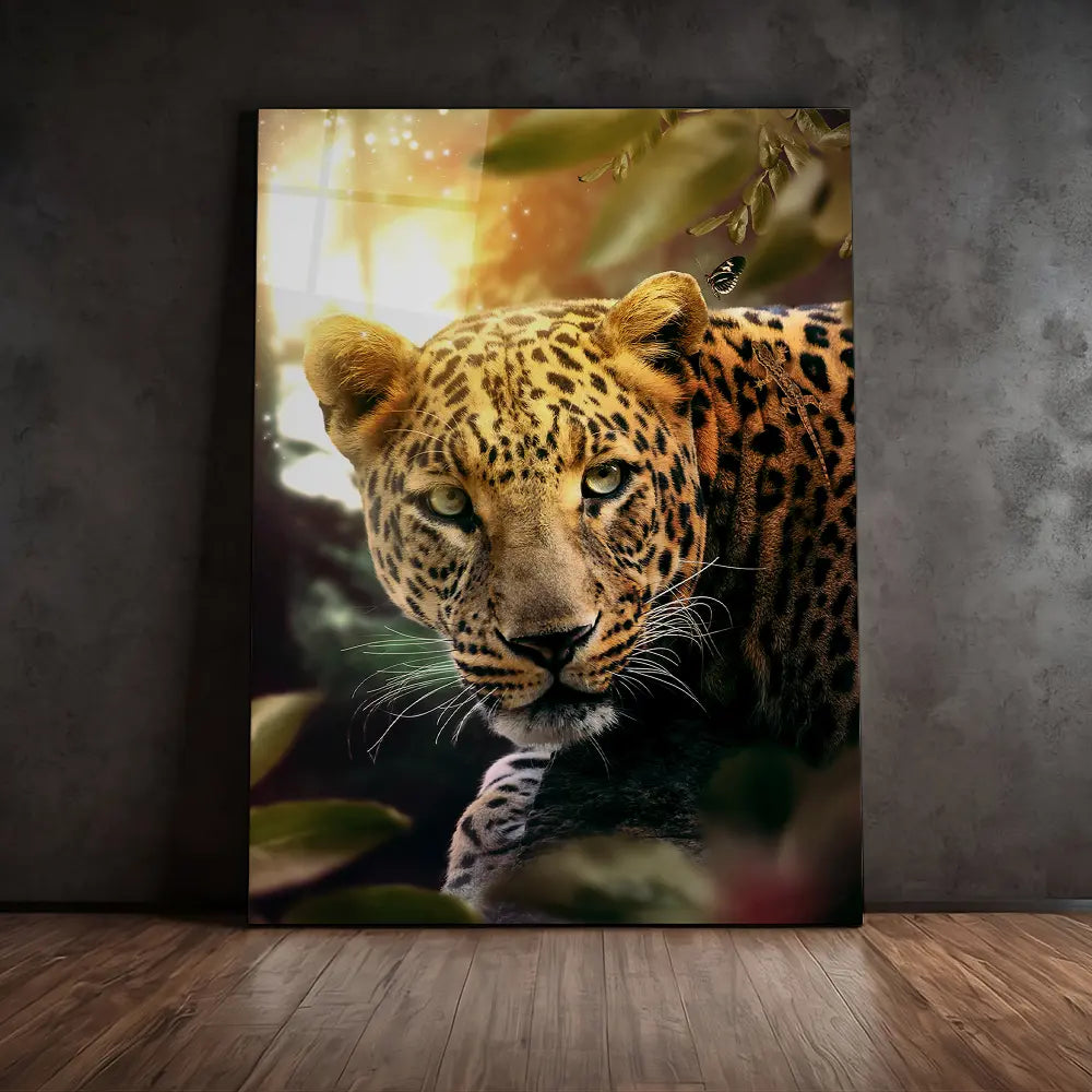 Sunset Leopard