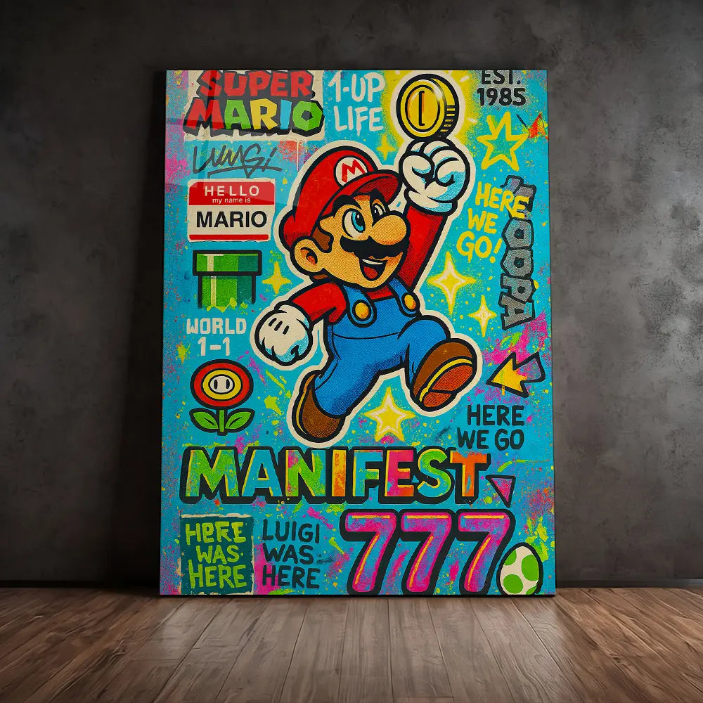 Super Mario Pop Art