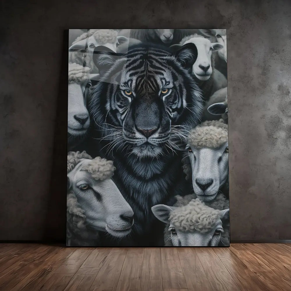Tiger Sheep Portrait
