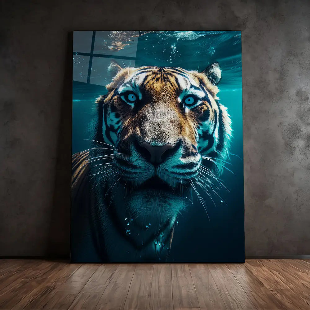 Tiger Underwater Portrait