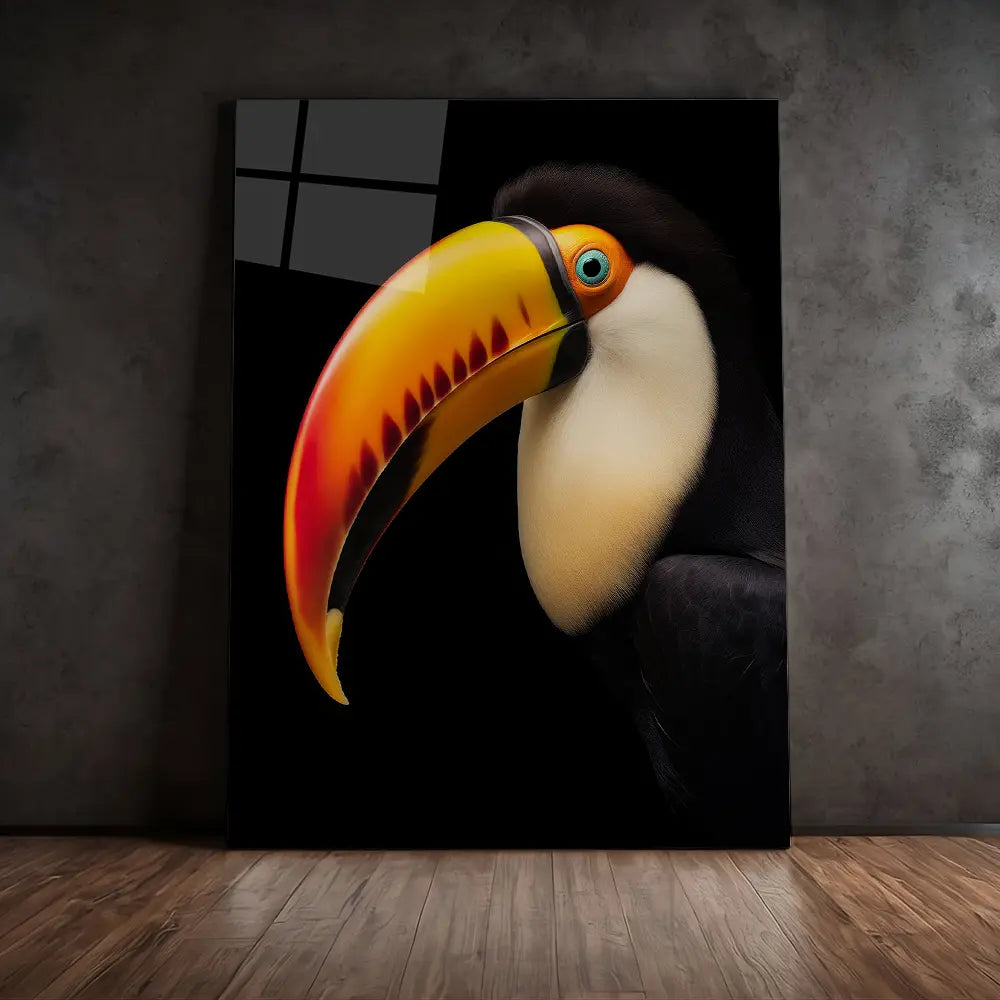 Toucan Black Portrait