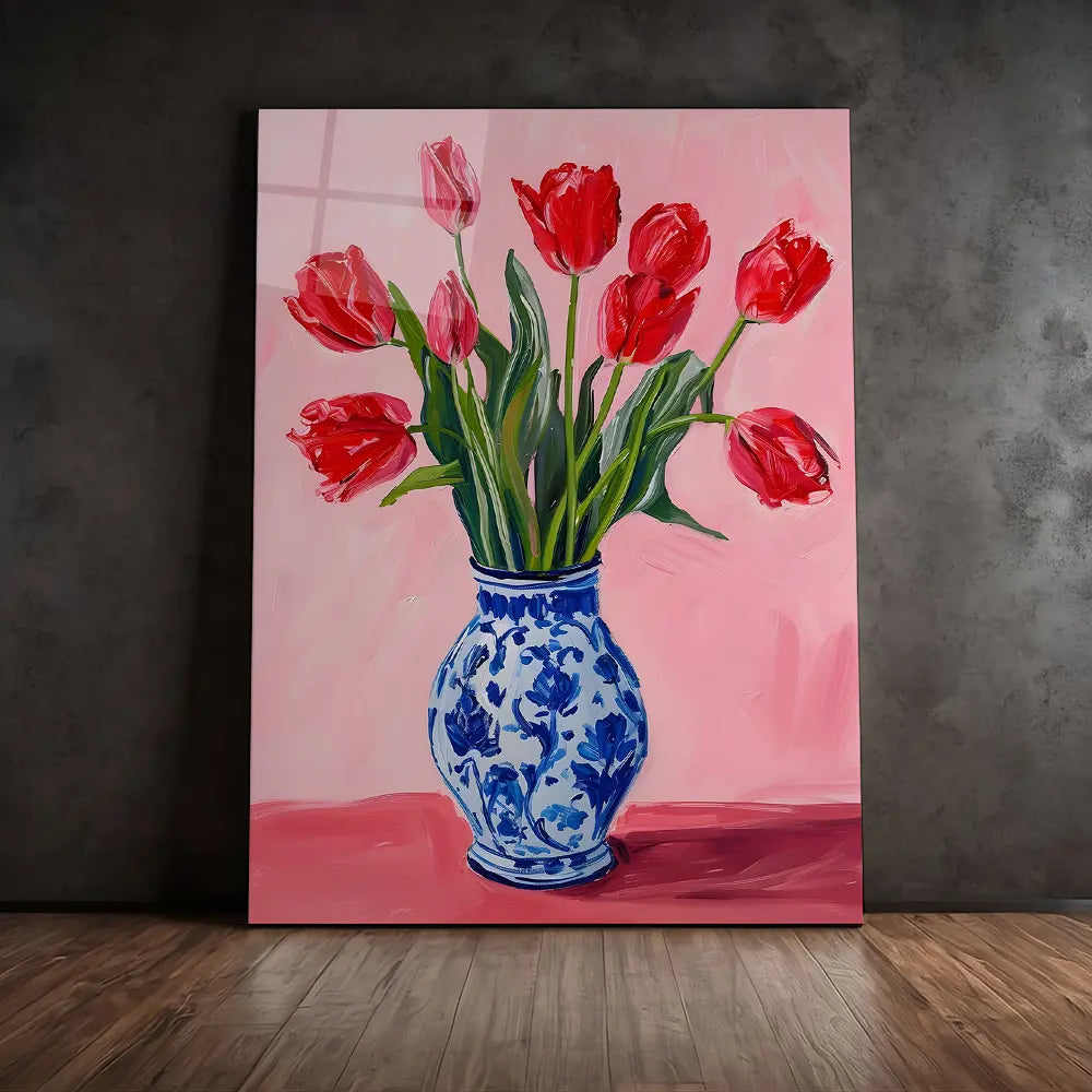 Tulips In Vase