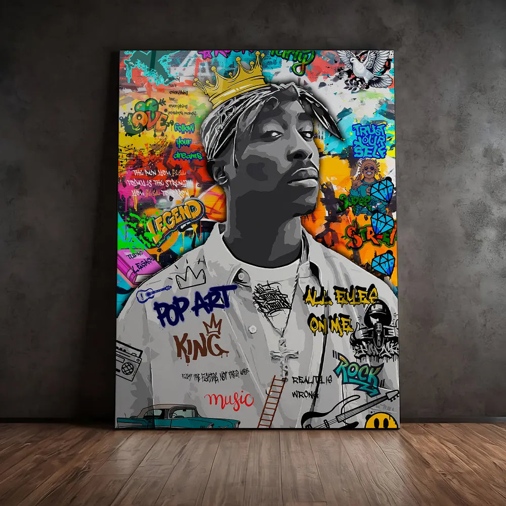 Tupac Shakur Pop Art