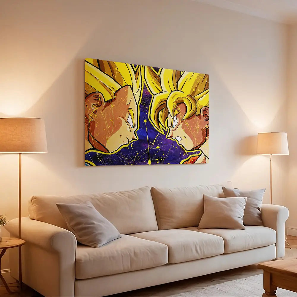 Vegeta Goku Super Saiyan