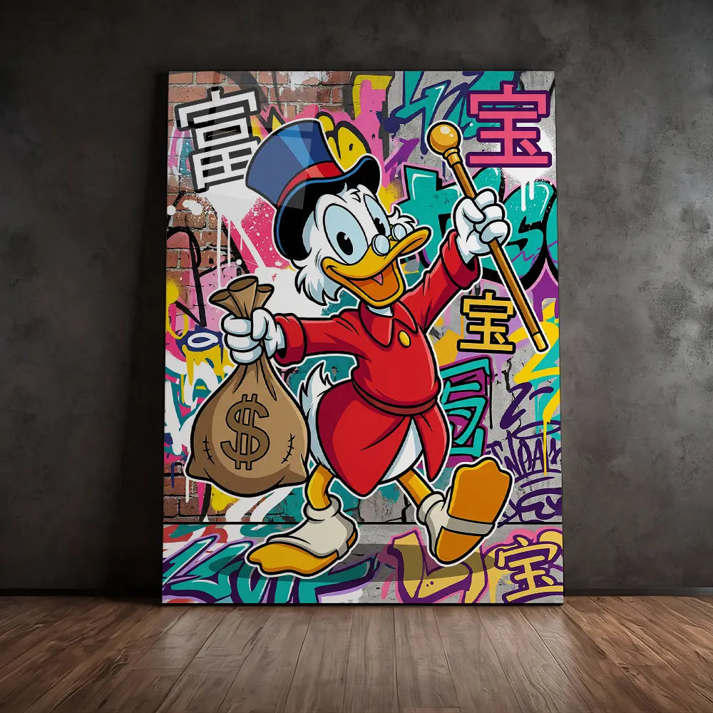 Wealthy Duck Graffiti