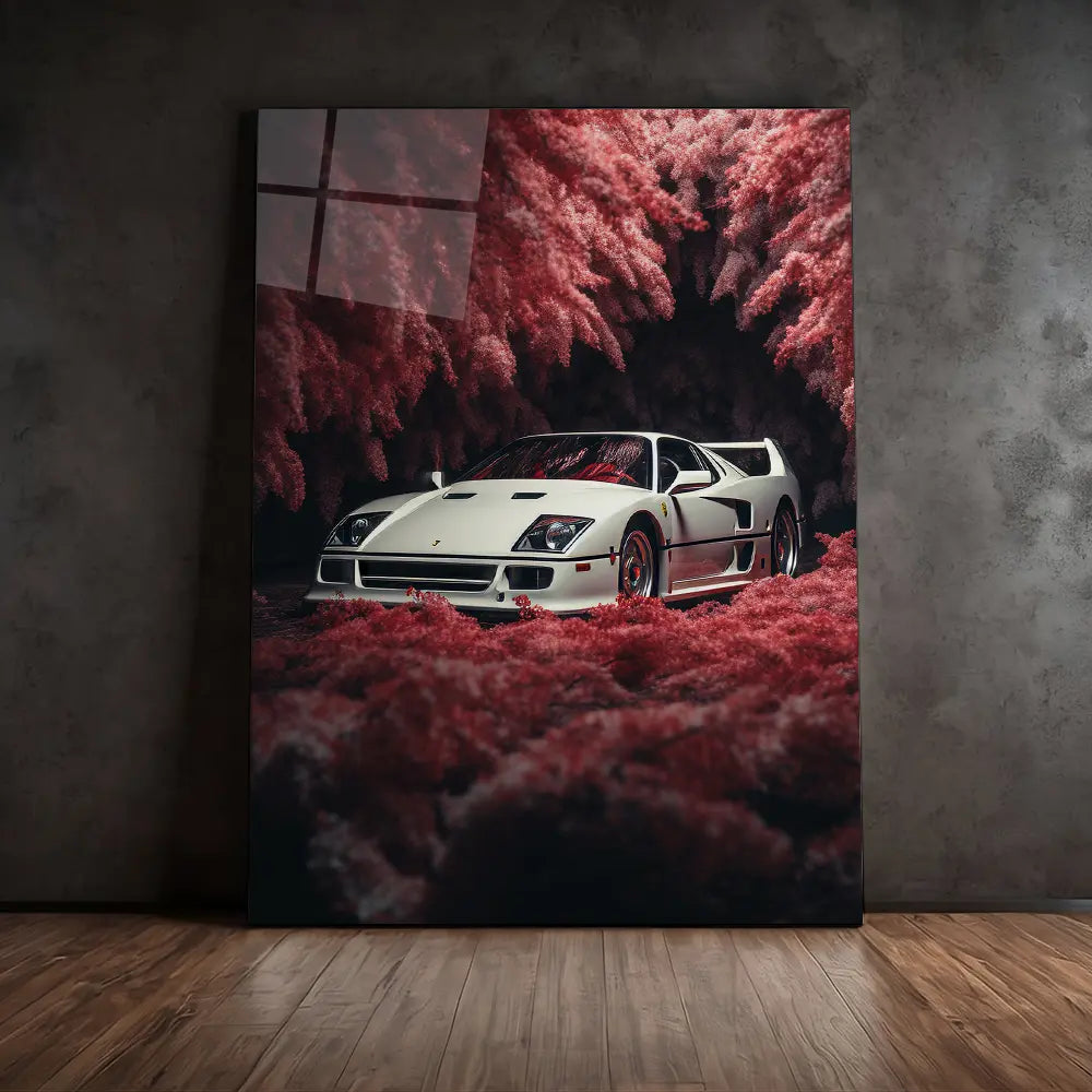 White Ferrari F40