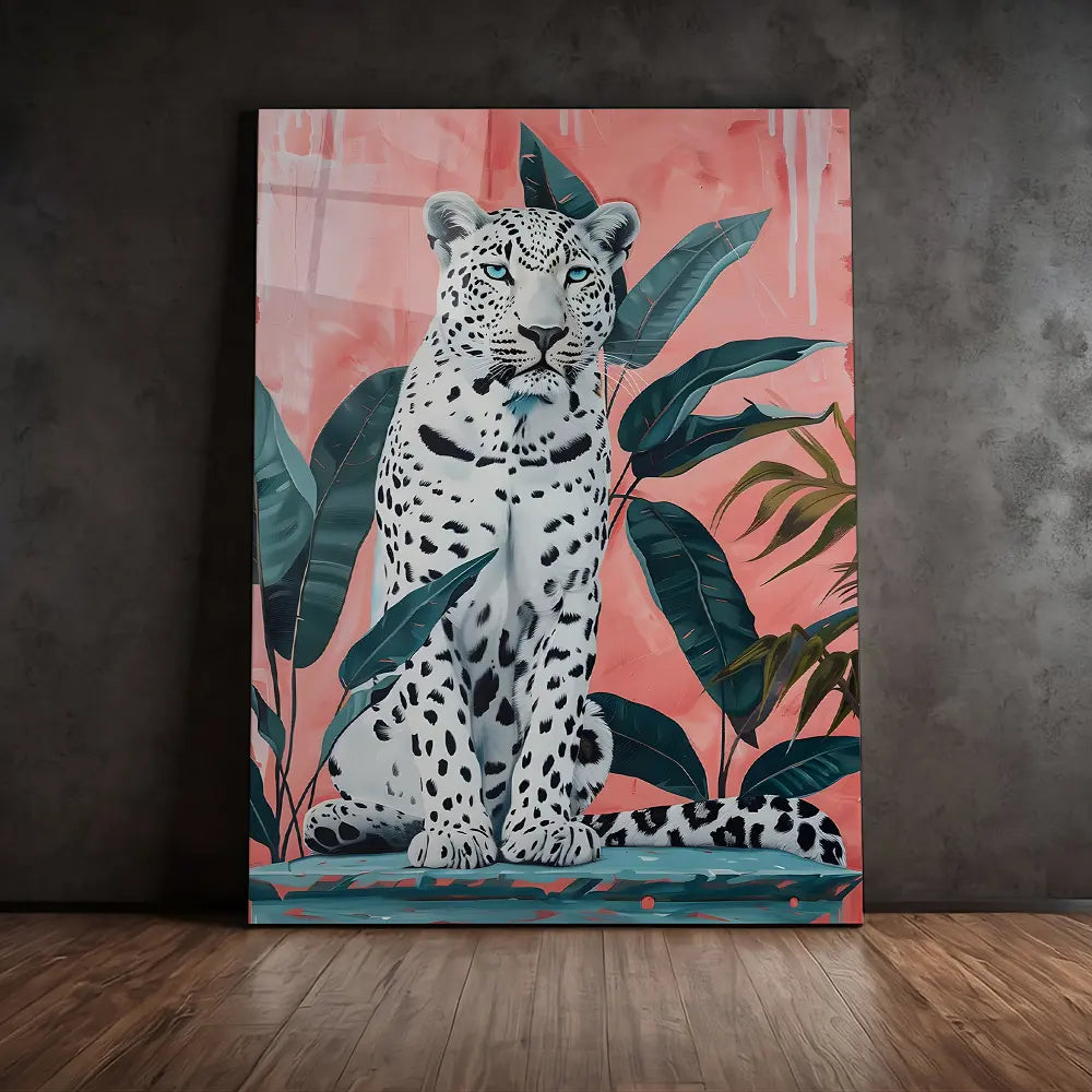 White Leopard Pink Jungle