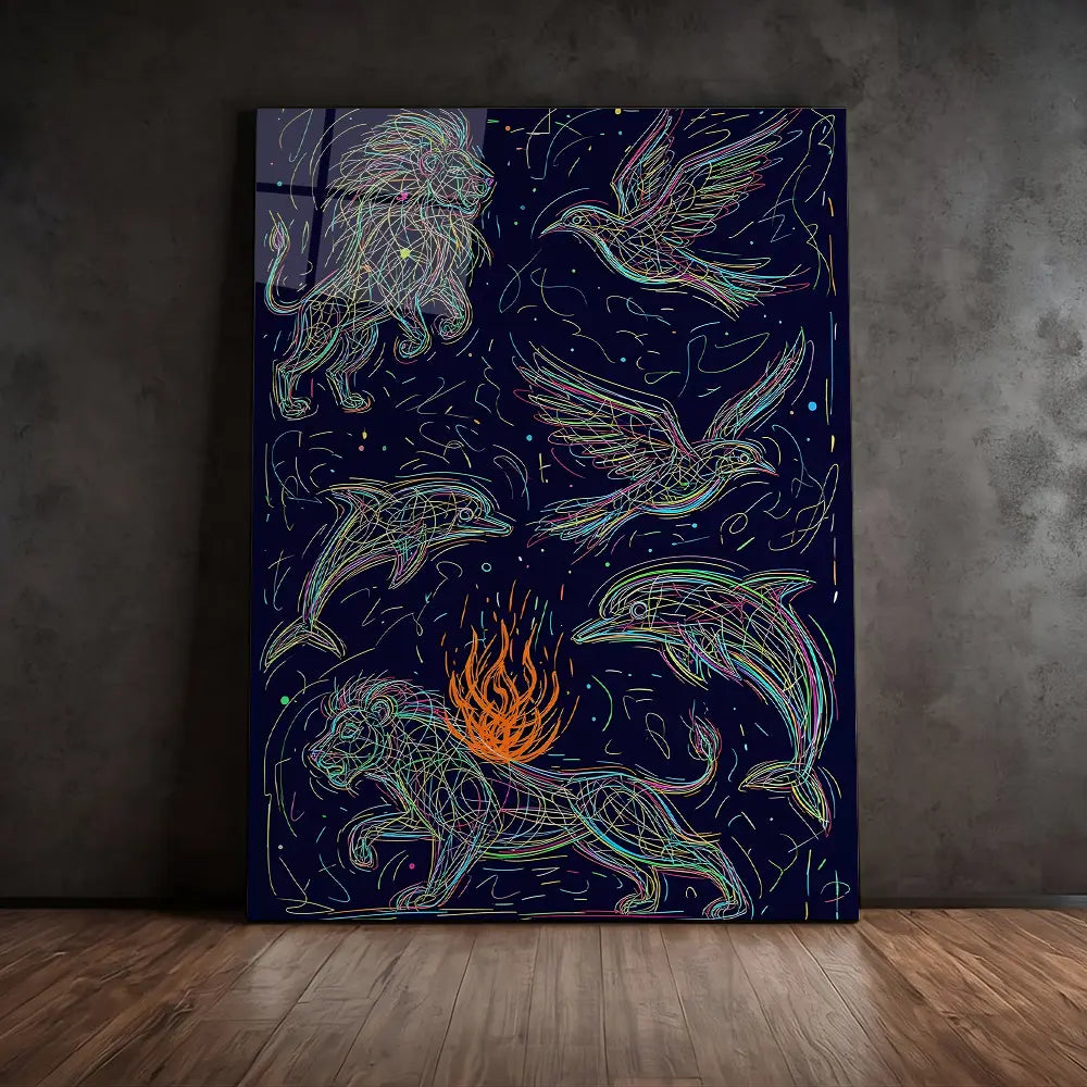 Wildlife Stripe Art