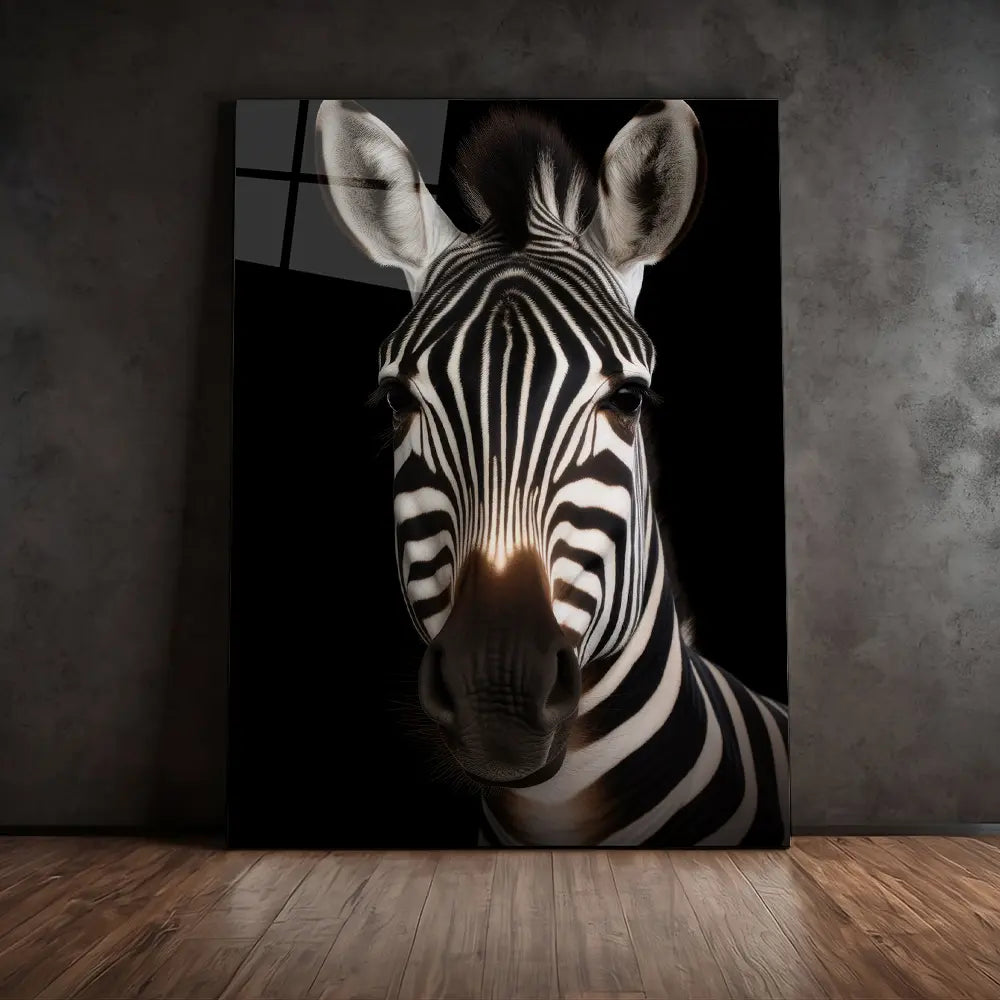 Zebra Black Portrait