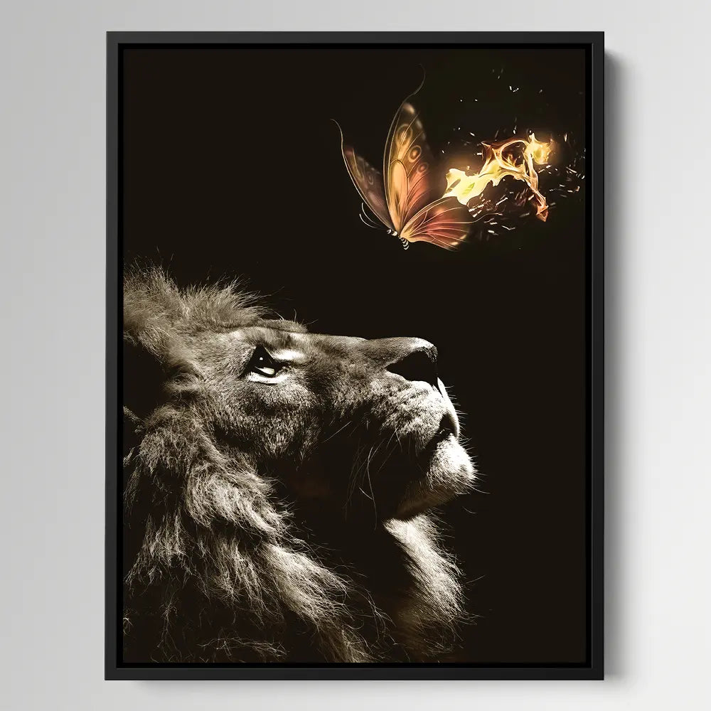 Lion Burning Butterfly