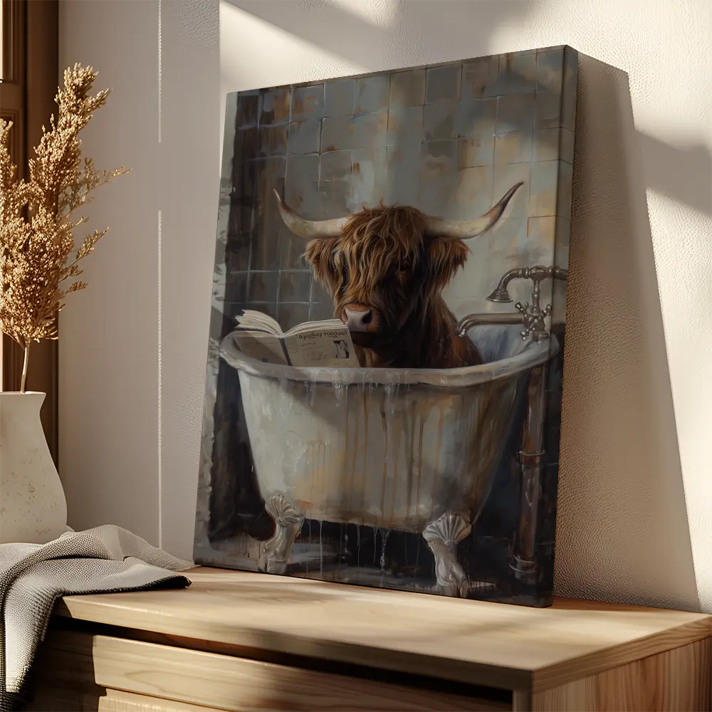 Bathing Yak