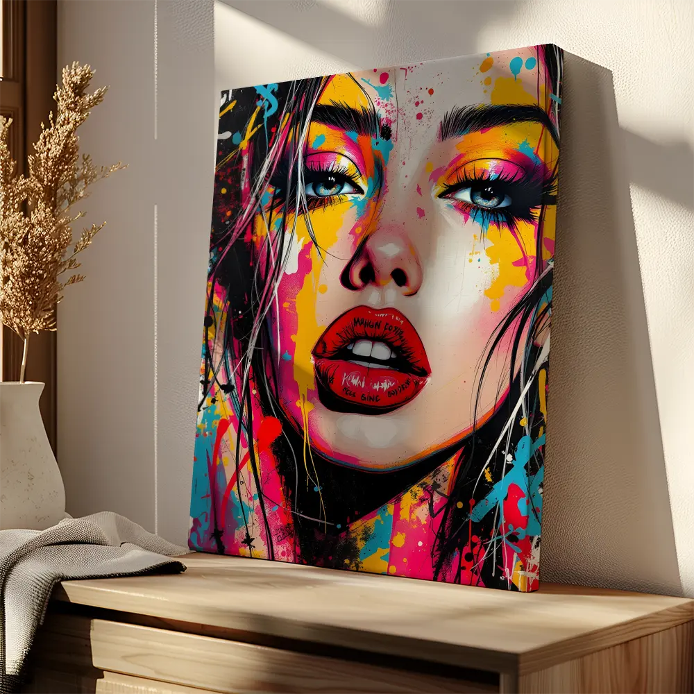 Allure In Color Portrait