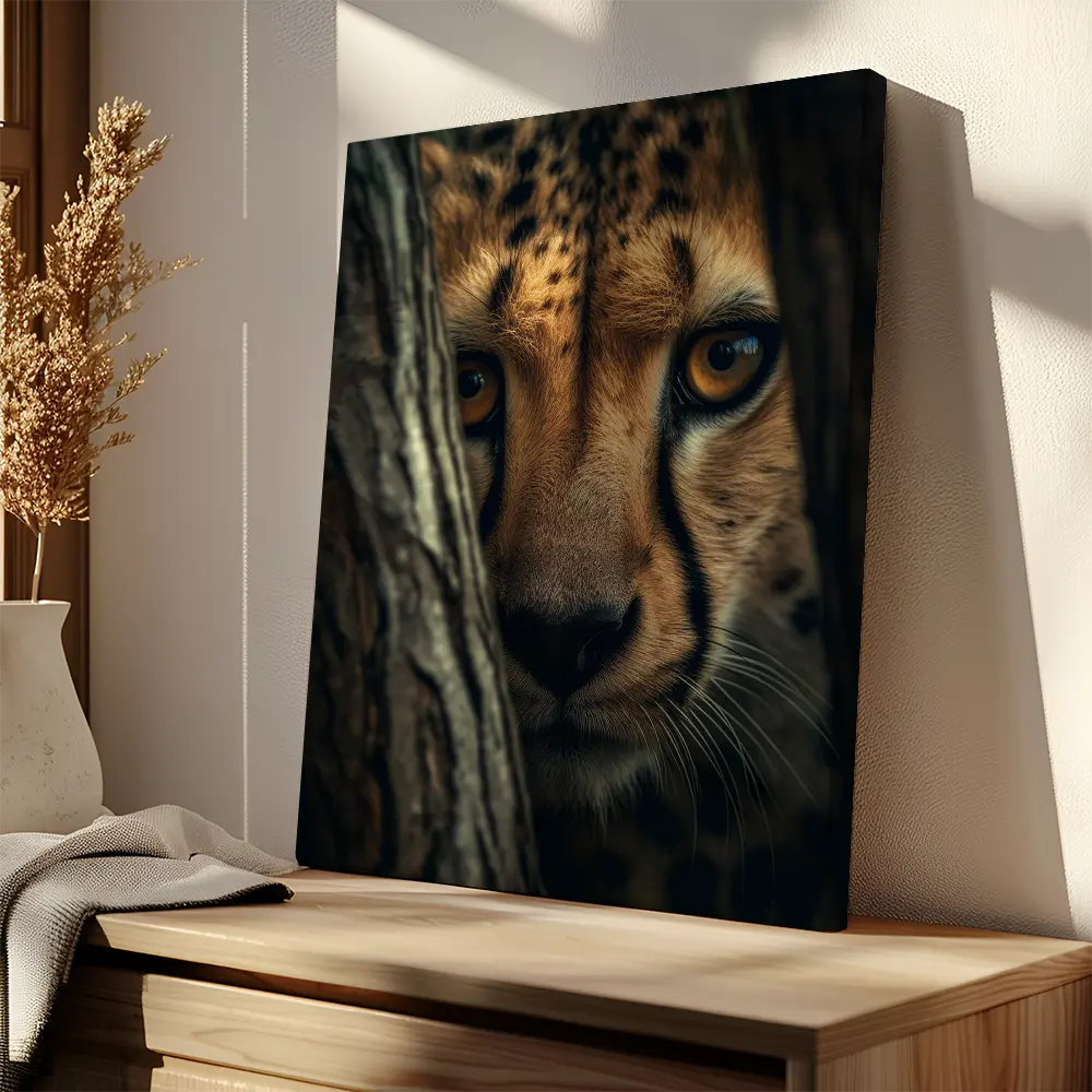 Cheetah Hiding