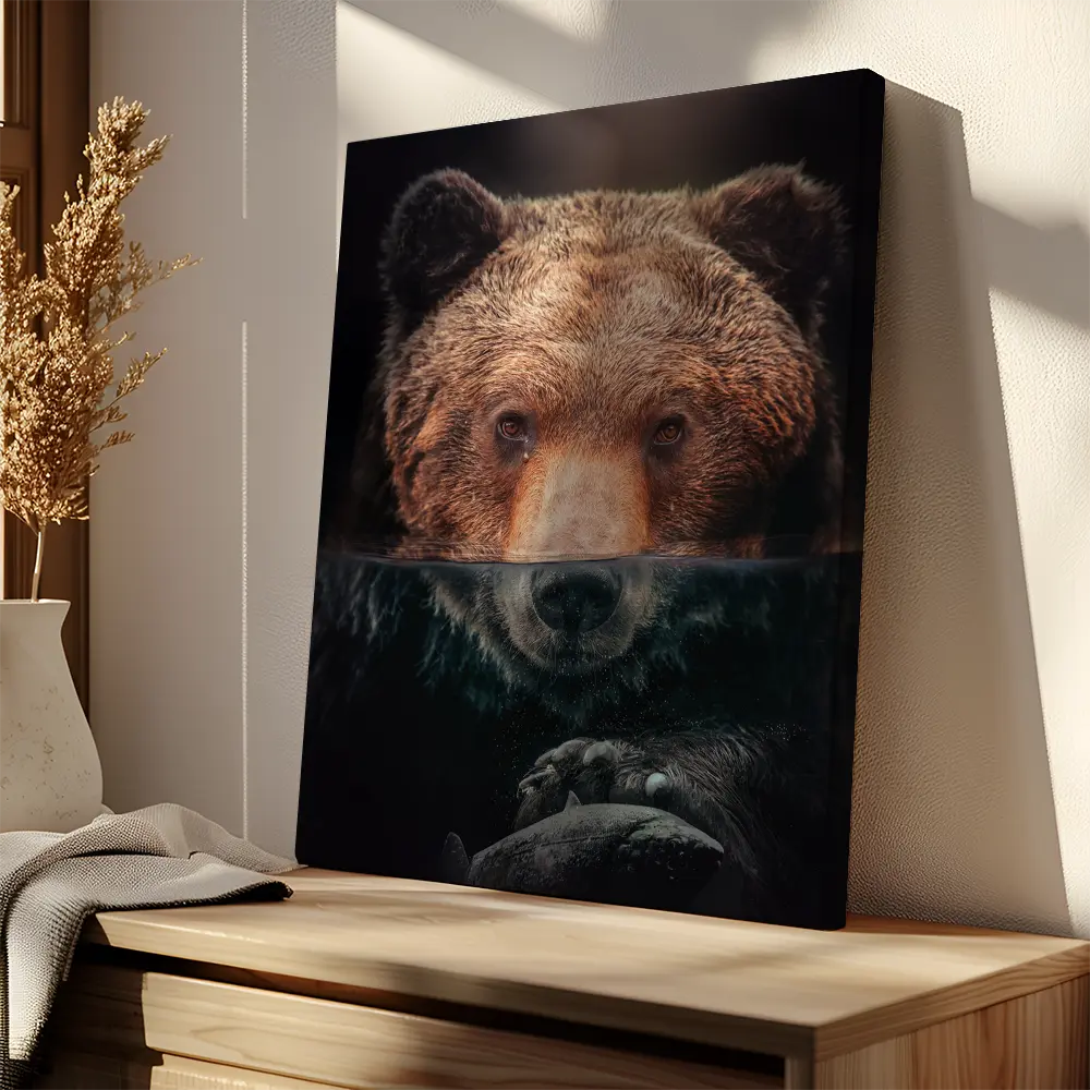 Underwater Bear Portrait