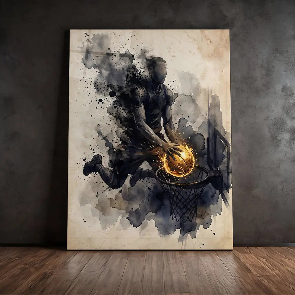 Watercolor Fire Shot