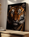 Bengal Tiger Black Portrait
