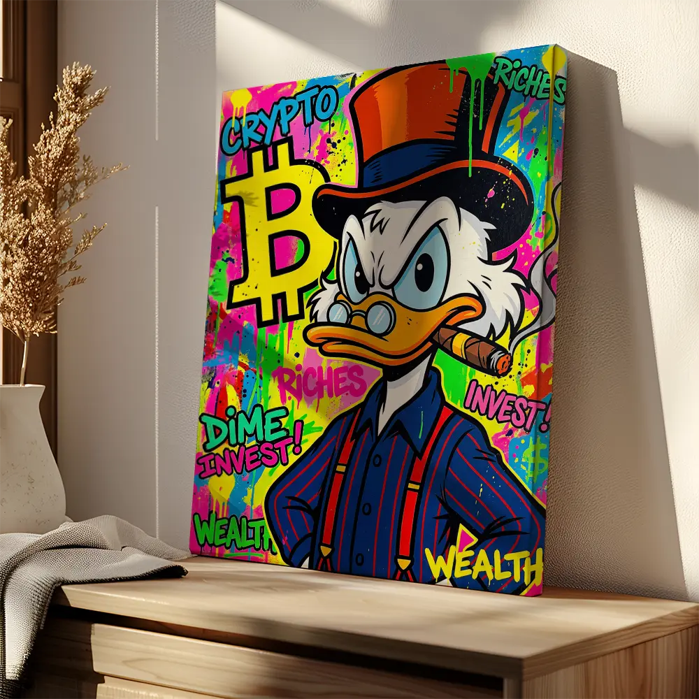 Bitcoin Wealth Art