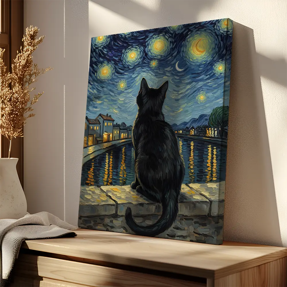 Black Cat Van Gogh