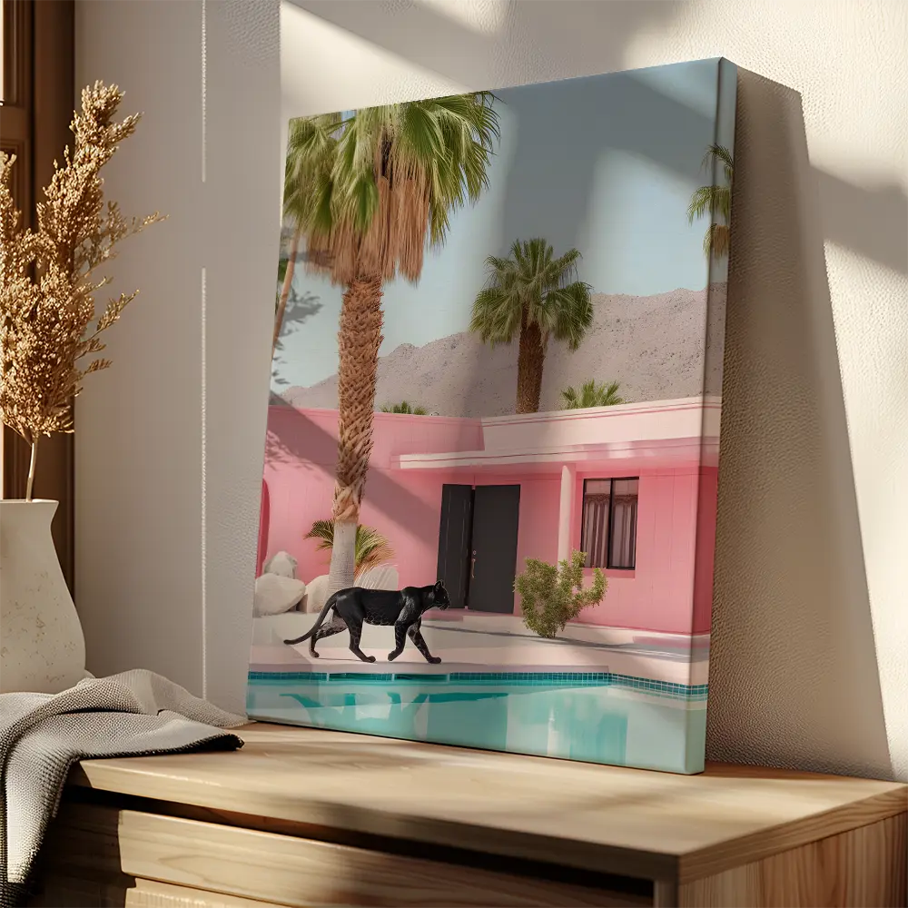 Black Panther Pink House