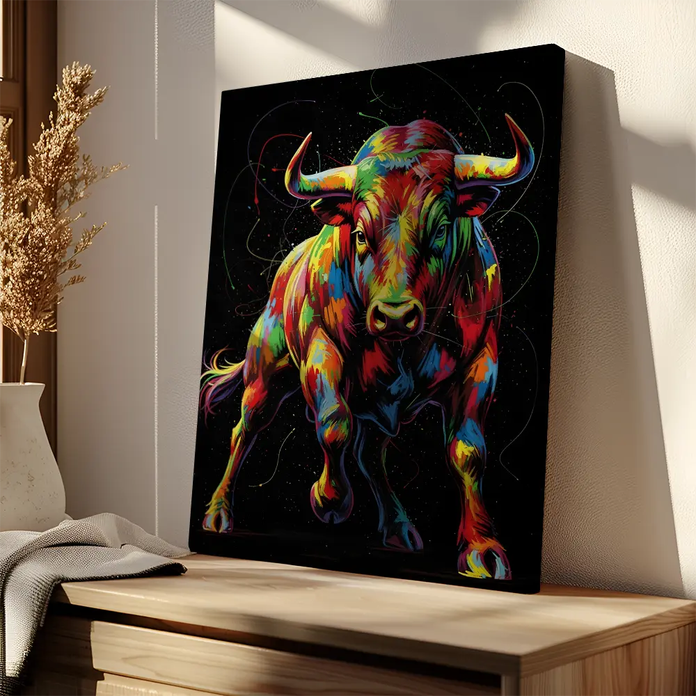 Bull Graffiti Art