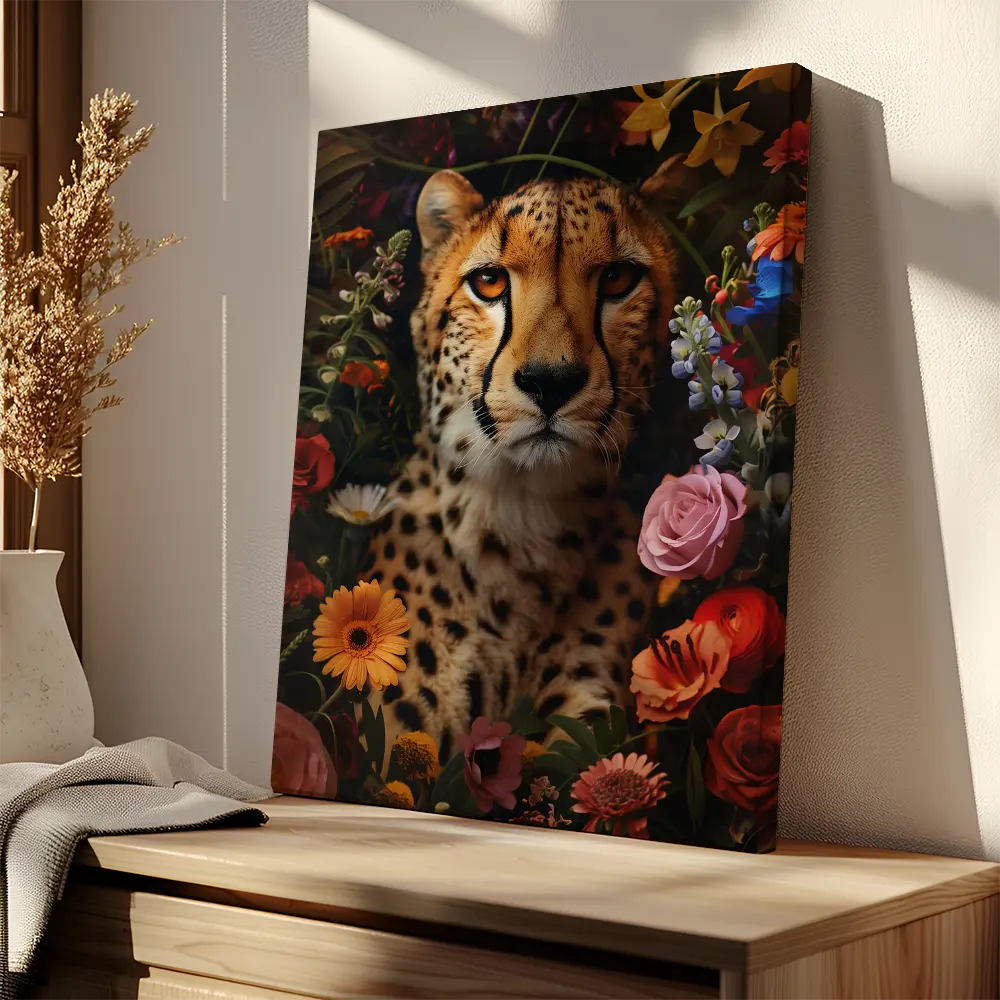 Cheetah Flowers Dream