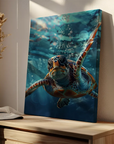 Clear Turtle Portrait