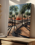 Desert Palm Sunset