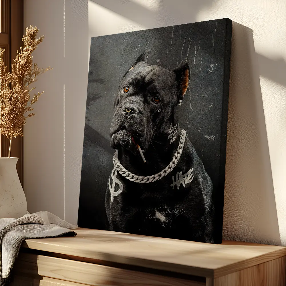 Dog Smoking Bandit