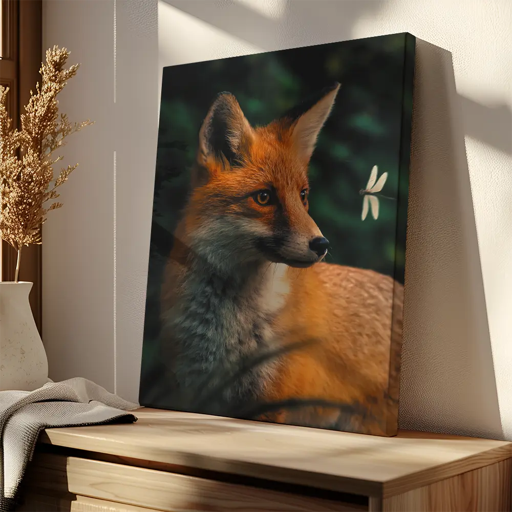 Dragonfly Fox Portrait