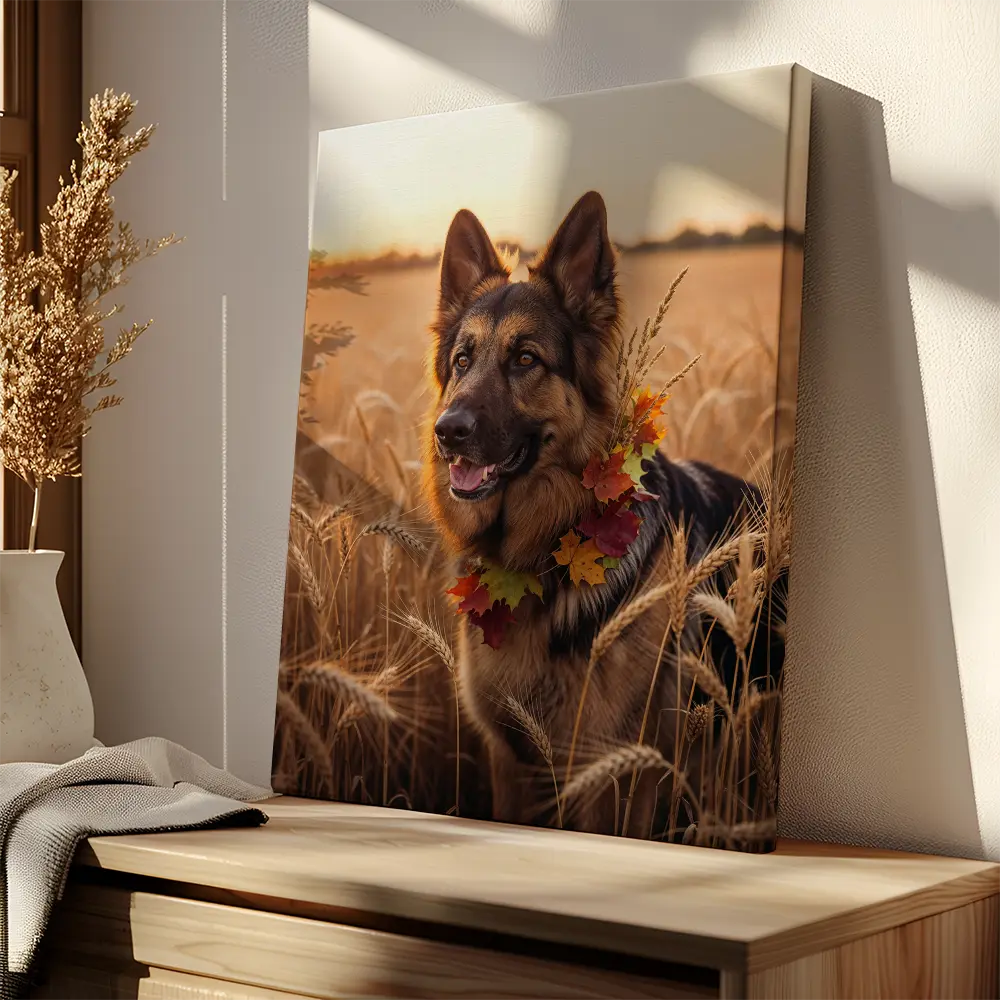 German Shepherd Wheat