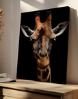 Giraffe Black Portrait