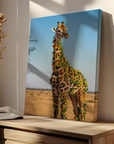 Giraffe Safari Flowers