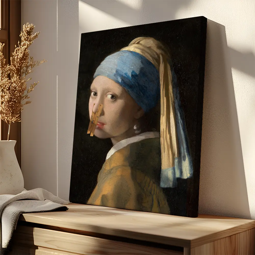 Girl With A Pearl Earring Clothespin