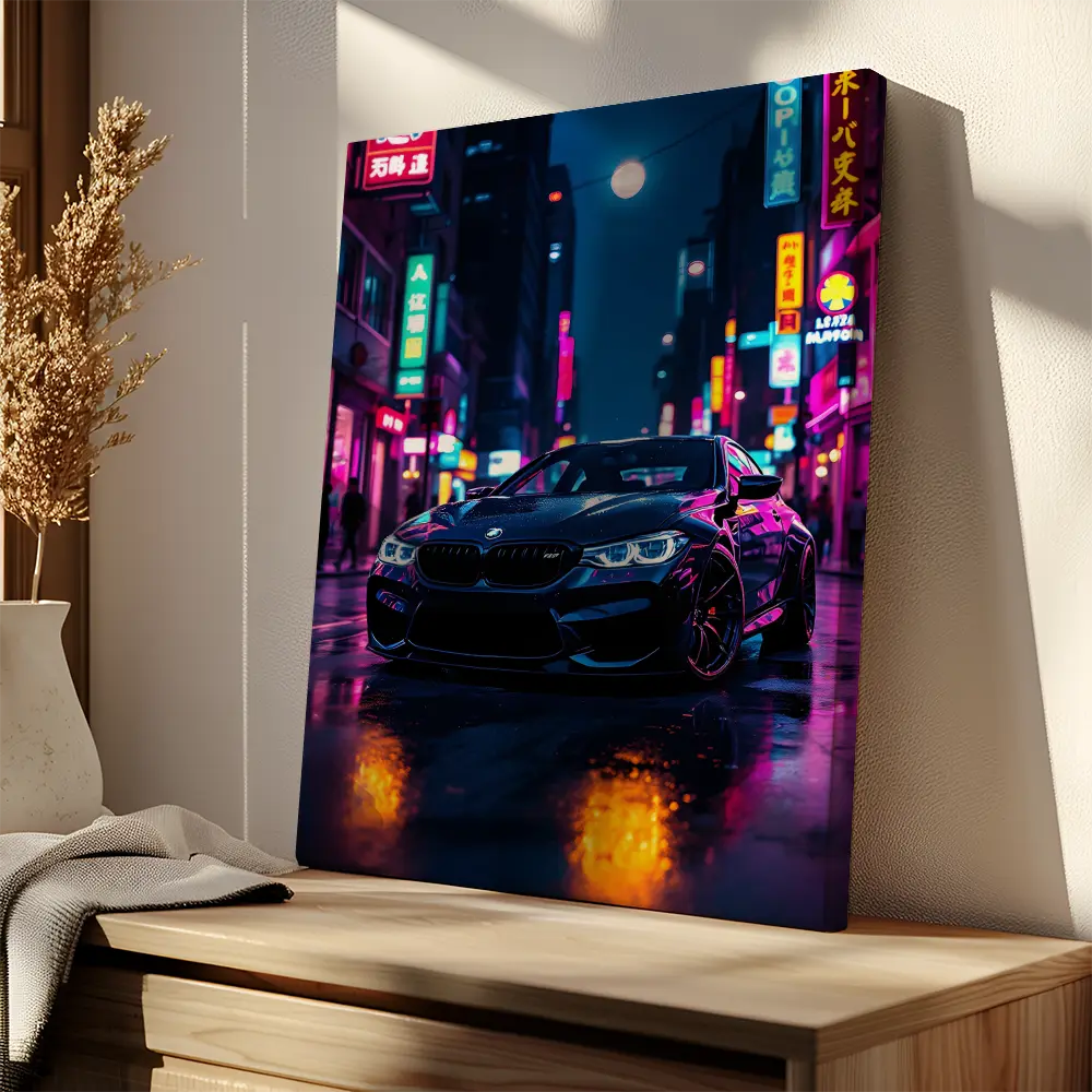 Glowing City BMW