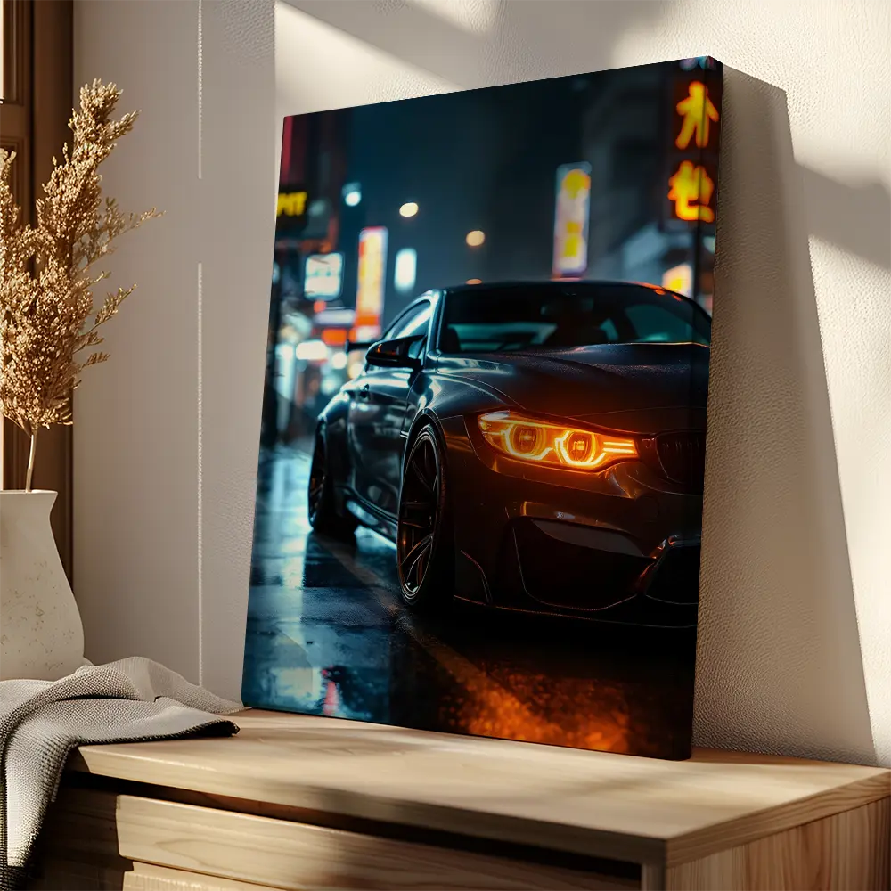 Glowing Headlights BMW
