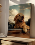 Golden Retriever Car