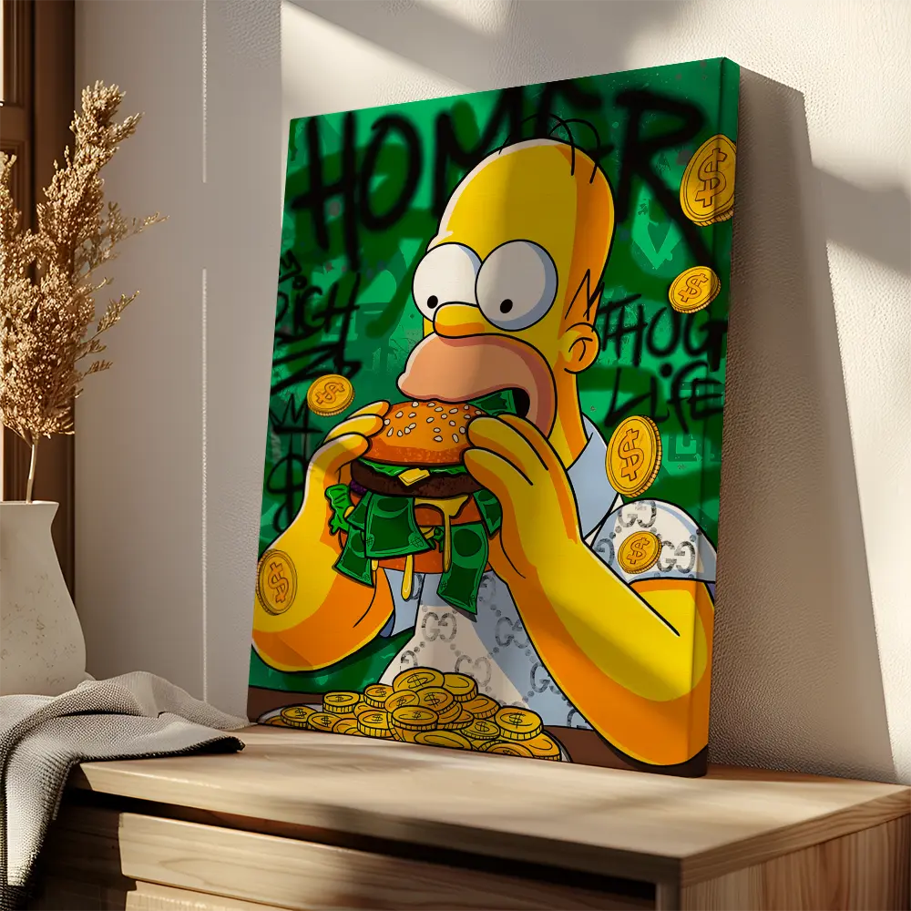 Homer Simpson Money Burger