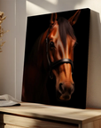 Horse Black Portrait