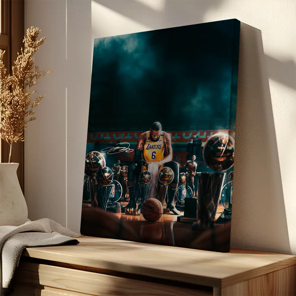 LeBron James Trophies